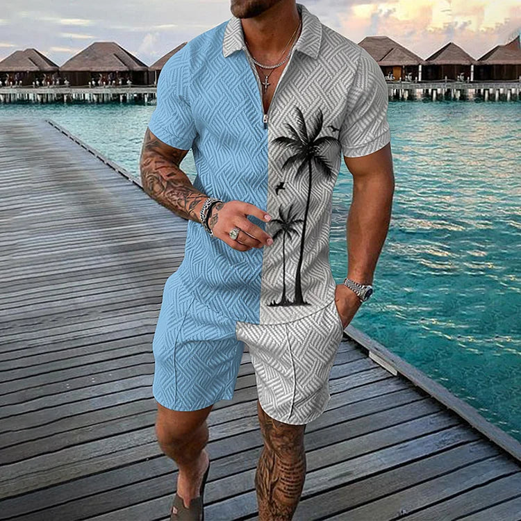 Trend Elite Polo Shirt And Shorts Co-Ord