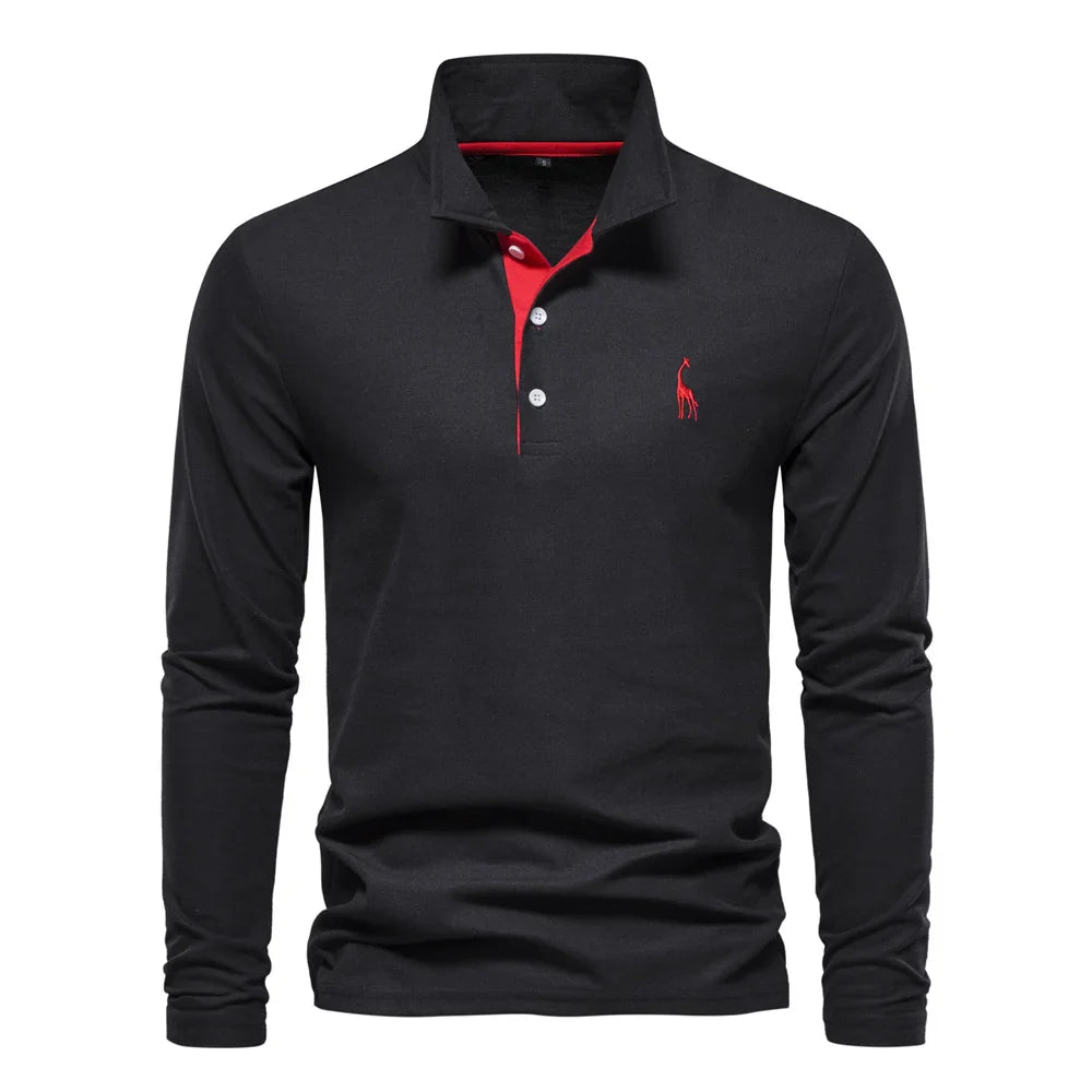 Men's Long Sleeve Polo Shirt